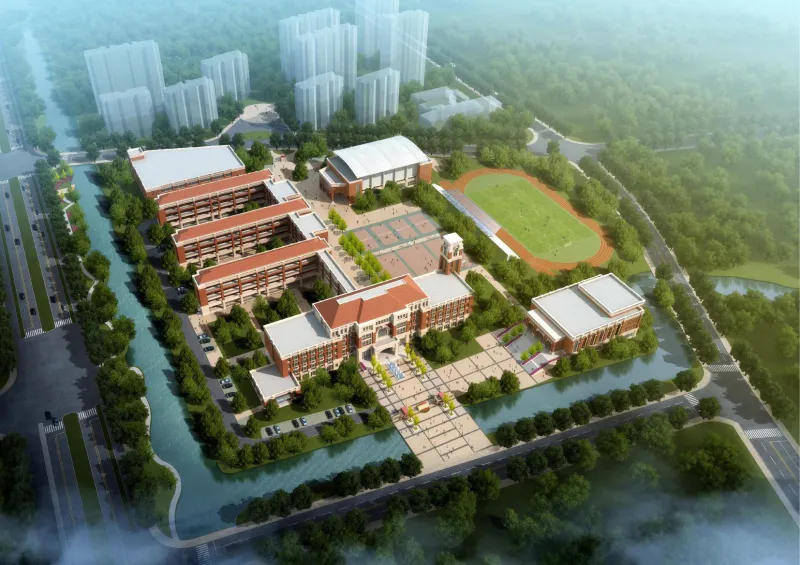 การก่อสร้างเหล็กโรงเรียนประถมประหยัดชายฝั่ง