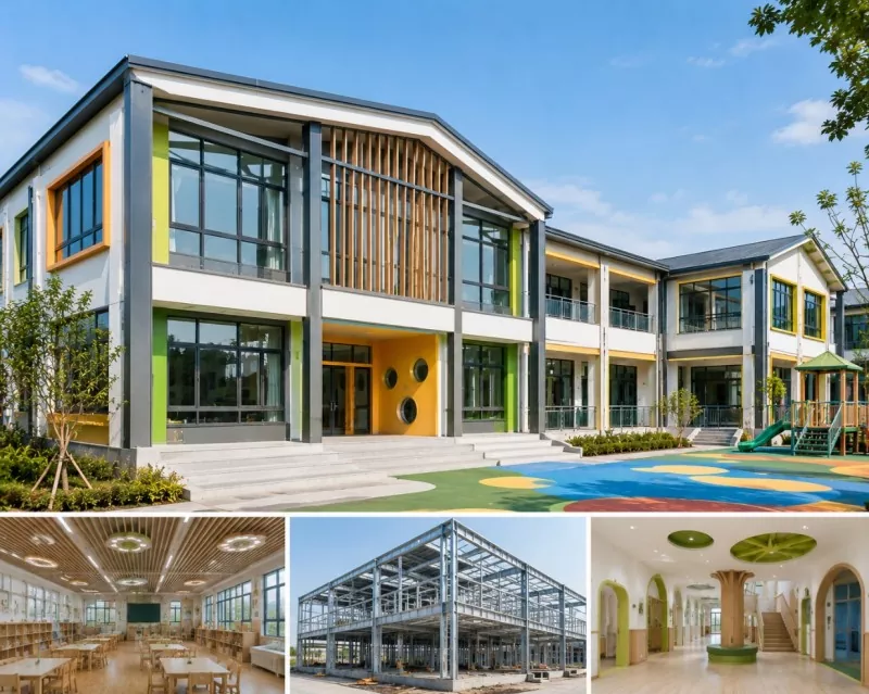 Light Steel Frame Kindergarten Construction