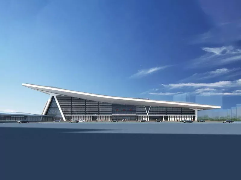 อาคารโครงสร้างสถานีรถไฟ